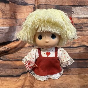 VINTAGE 1988 Enesco Precious Moments "Be Mine" Hi Babies Valentine Girl Doll